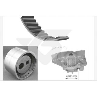 Vandens siurblio ir paskirstymo diržo komplektas HUTCHINSON KH 278WP12