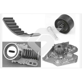 Vandens siurblio ir paskirstymo diržo komplektas HUTCHINSON KH 28WP18