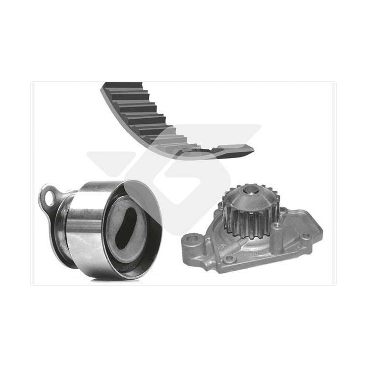 Vandens siurblio ir paskirstymo diržo komplektas HUTCHINSON KH 306WP13