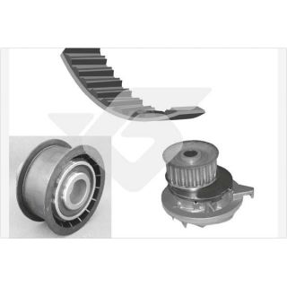 Vandens siurblio ir paskirstymo diržo komplektas HUTCHINSON KH 30WP07