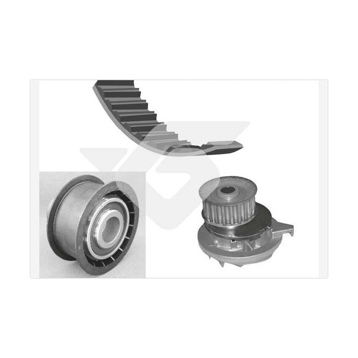 Vandens siurblio ir paskirstymo diržo komplektas HUTCHINSON KH 30WP07