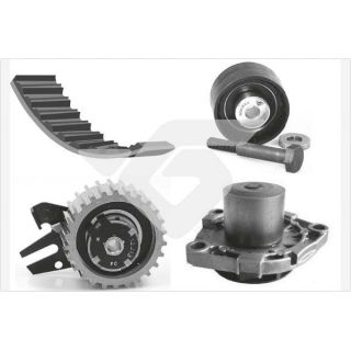 Vandens siurblio ir paskirstymo diržo komplektas HUTCHINSON KH 330WP72