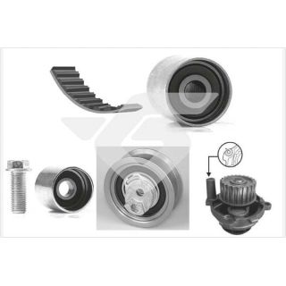 Vandens siurblio ir paskirstymo diržo komplektas HUTCHINSON KH 333WP73