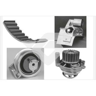 Vandens siurblio ir paskirstymo diržo komplektas HUTCHINSON KH 335WP35