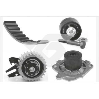 Vandens siurblio ir paskirstymo diržo komplektas HUTCHINSON KH 446WP54