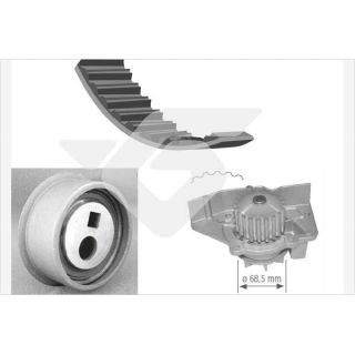 Vandens siurblio ir paskirstymo diržo komplektas HUTCHINSON KH 45WP12