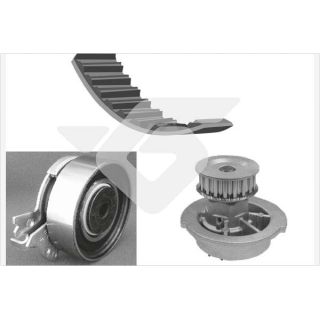 Vandens siurblio ir paskirstymo diržo komplektas HUTCHINSON KH 60WP41