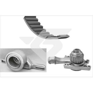 Vandens siurblio ir paskirstymo diržo komplektas HUTCHINSON KH 61WP06