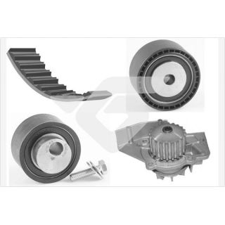 Vandens siurblio ir paskirstymo diržo komplektas HUTCHINSON KH 70WP31