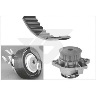 Vandens siurblio ir paskirstymo diržo komplektas HUTCHINSON KH 99WP33