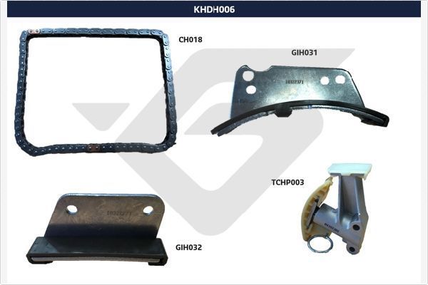 Grandinių rinkinys, alyvos siurblio pavara HUTCHINSON KHDH 006