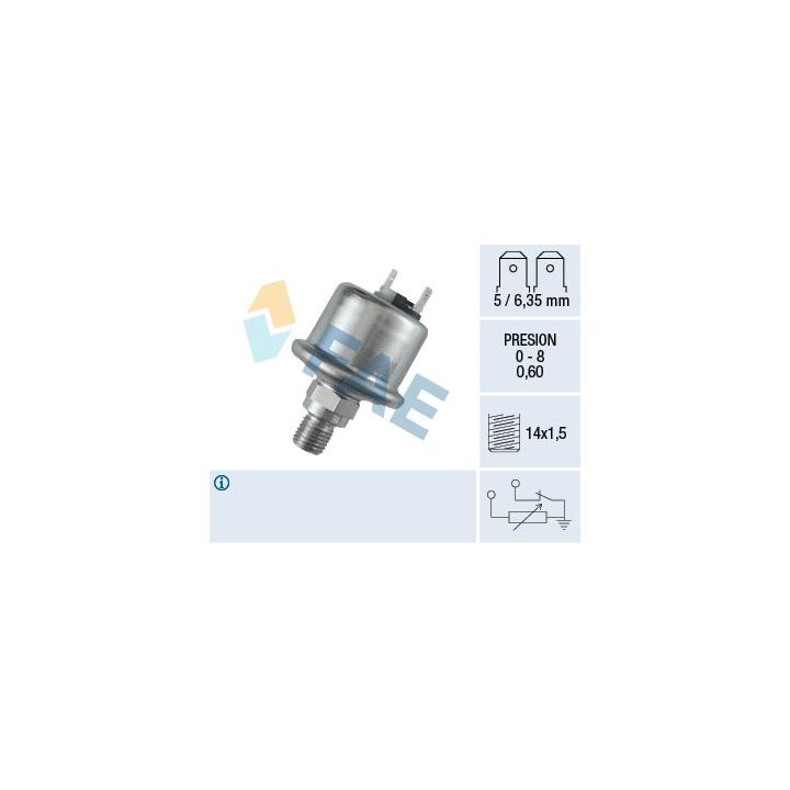 Siuntimo blokas, alyvos slėgis FAE 14110