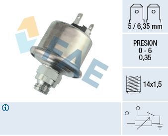 Siuntimo blokas, alyvos slėgis FAE 14910