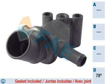 Termostatas, aušinimo skystis FAE 5203378