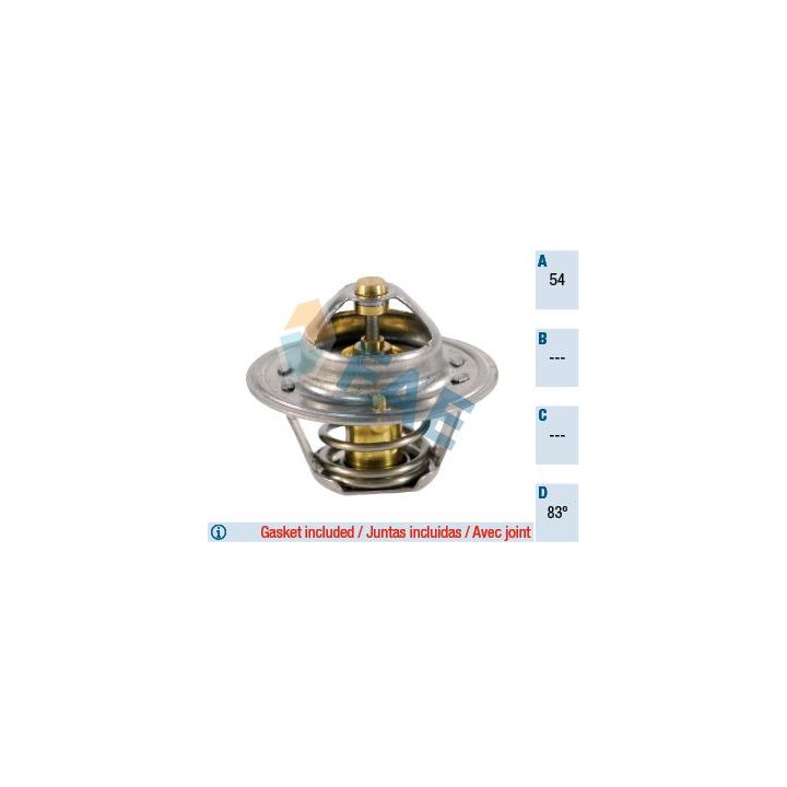 Termostatas, aušinimo skystis FAE 5204783