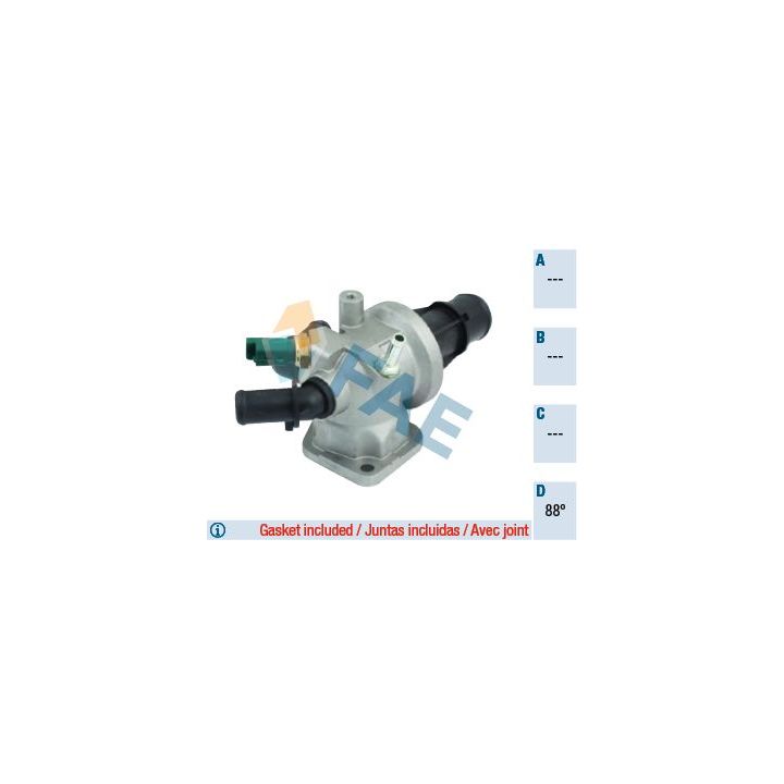 Termostatas, aušinimo skystis FAE 5308588