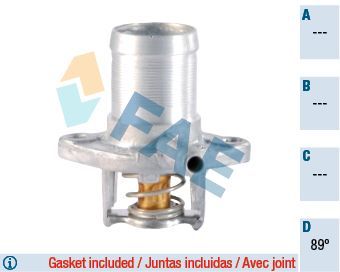 Termostatas, aušinimo skystis FAE 5321089