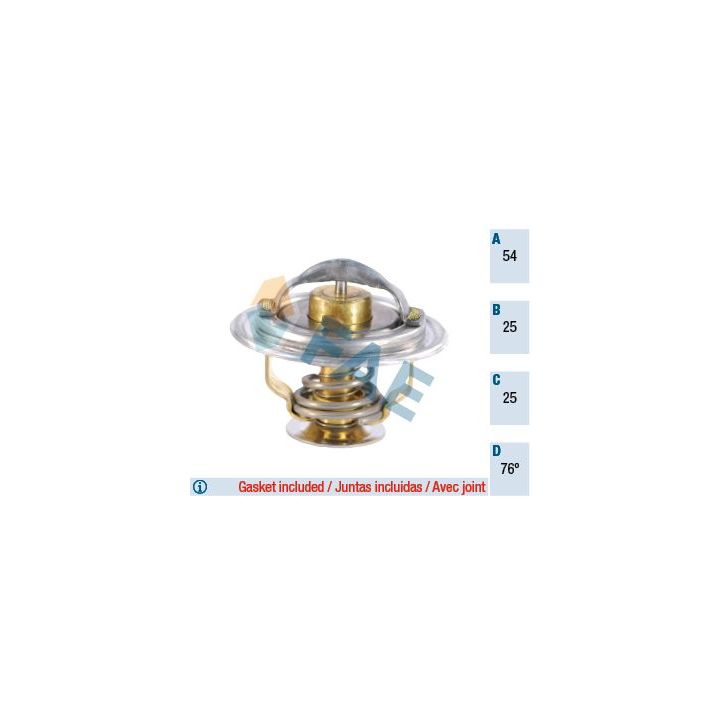 Termostatas, aušinimo skystis FAE 5322376