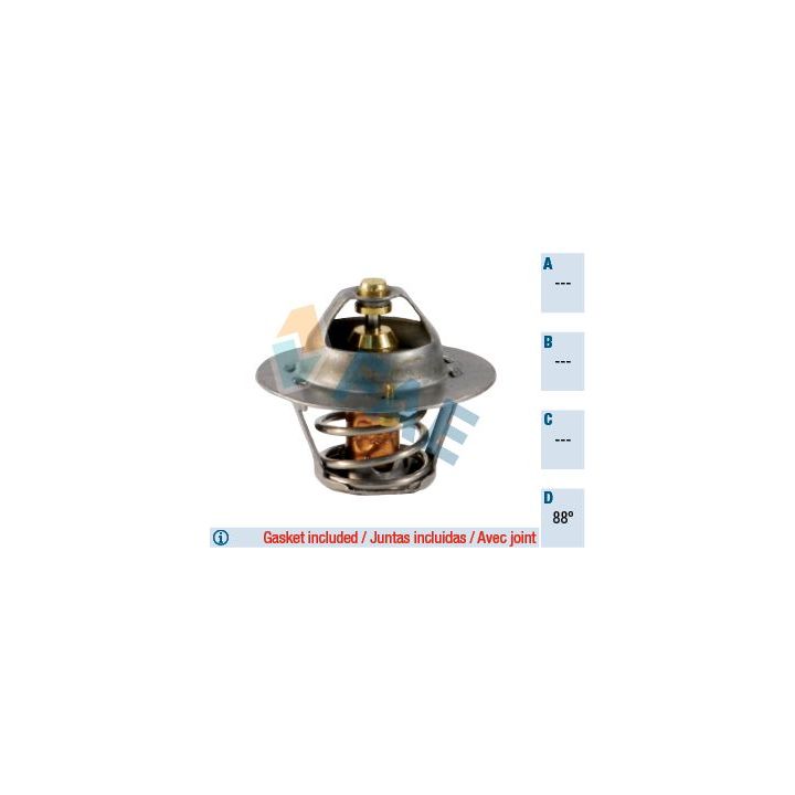 Termostatas, aušinimo skystis FAE 5323988