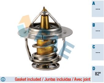 Termostatas, aušinimo skystis FAE 5324282