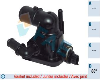 Termostatas, aušinimo skystis FAE 5325588