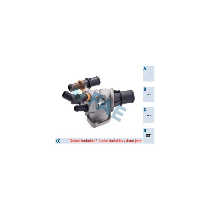 Termostatas, aušinimo skystis FAE 5326588