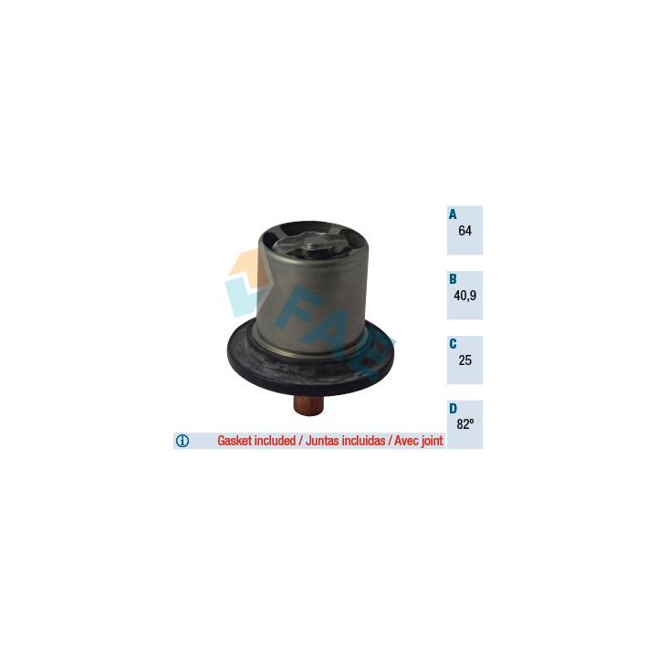 Termostatas, aušinimo skystis FAE 5331082