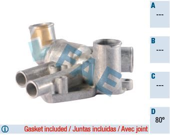 Termostatas, aušinimo skystis FAE 5331980