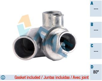 Termostatas, aušinimo skystis FAE 5332680