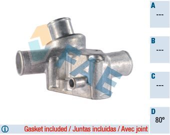 Termostatas, aušinimo skystis FAE 5332880