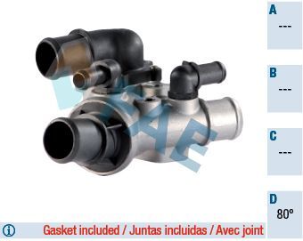 Termostatas, aušinimo skystis FAE 5335480