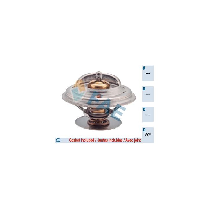 Termostatas, aušinimo skystis FAE 5335680