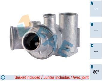 Termostatas, aušinimo skystis FAE 5335880