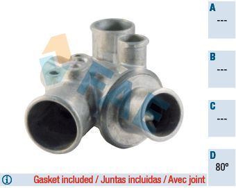 Termostatas, aušinimo skystis FAE 5335980