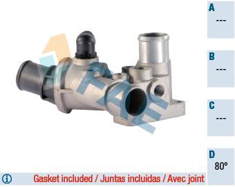 Termostatas, aušinimo skystis FAE 5336080