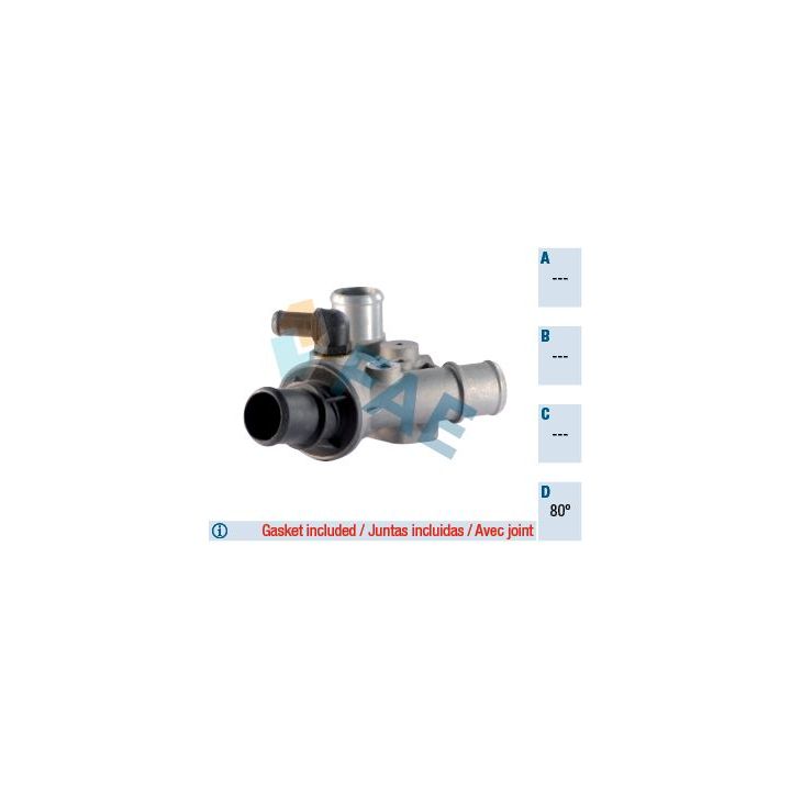 Termostatas, aušinimo skystis FAE 5336380