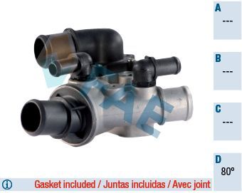 Termostatas, aušinimo skystis FAE 5336780