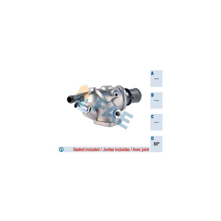 Termostatas, aušinimo skystis FAE 5337888