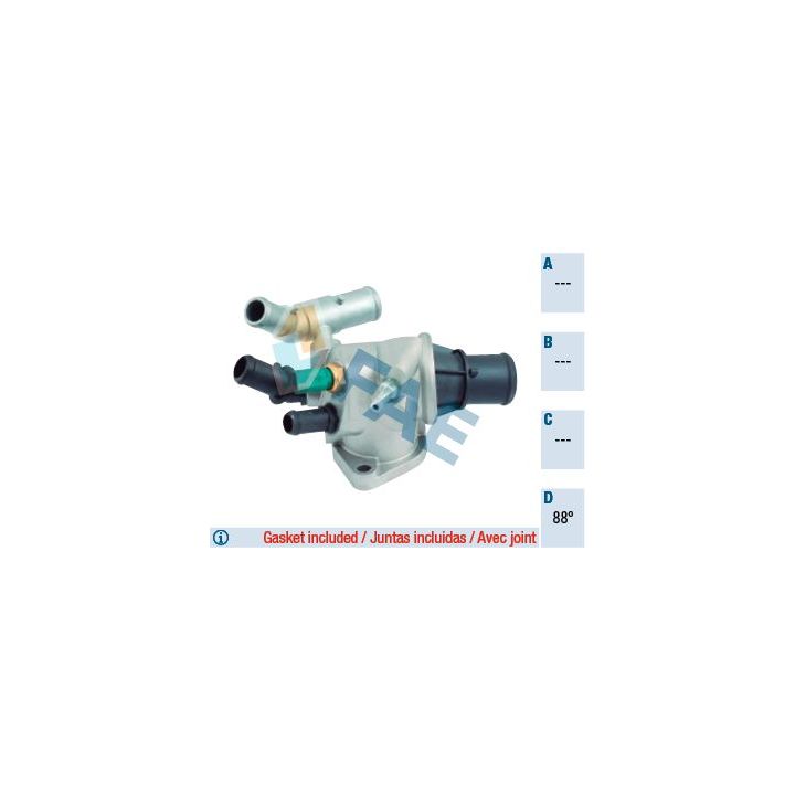 Termostatas, aušinimo skystis FAE 5338288