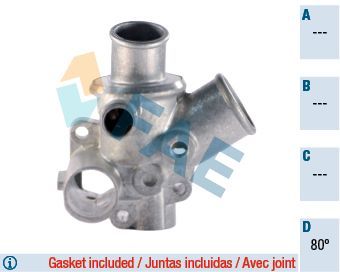 Termostatas, aušinimo skystis FAE 5338380