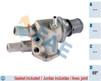 Termostatas, aušinimo skystis FAE 5339688