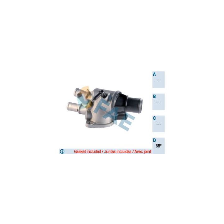 Termostatas, aušinimo skystis FAE 5339788