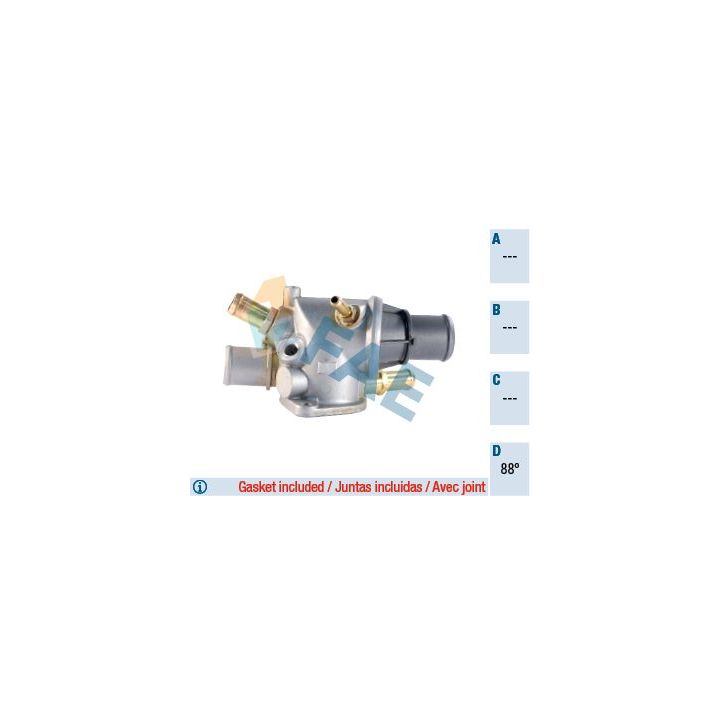 Termostatas, aušinimo skystis FAE 5340088