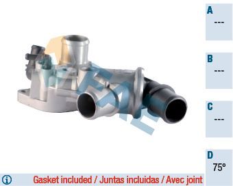 Termostatas, aušinimo skystis FAE 5340175
