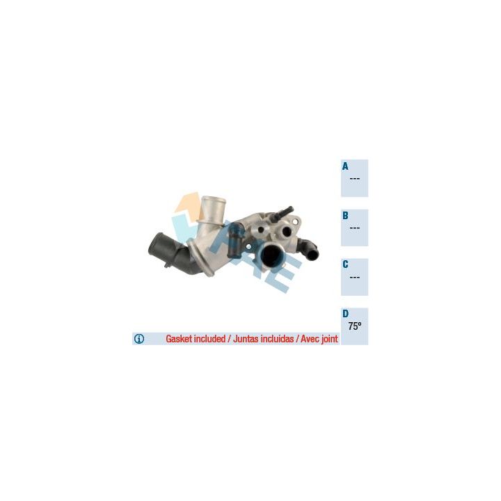 Termostatas, aušinimo skystis FAE 5340275