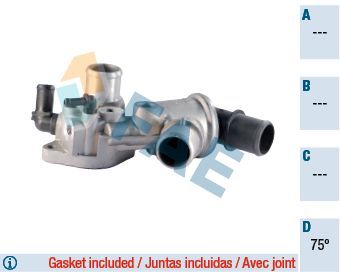 Termostatas, aušinimo skystis FAE 5340375