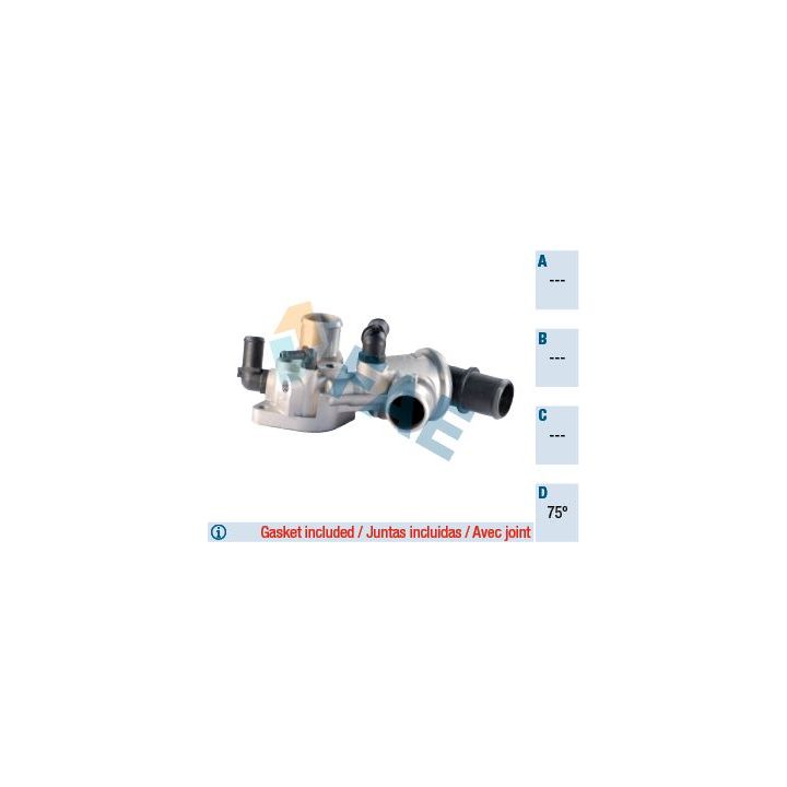 Termostatas, aušinimo skystis FAE 5340475