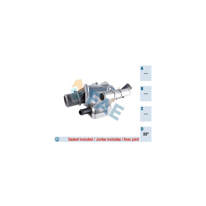 Termostatas, aušinimo skystis FAE 5340988