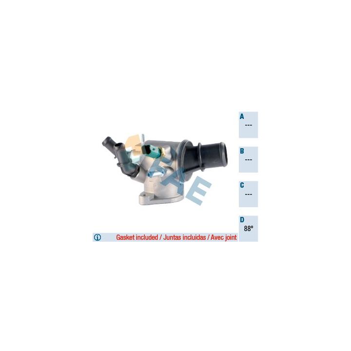 Termostatas, aušinimo skystis FAE 5349288