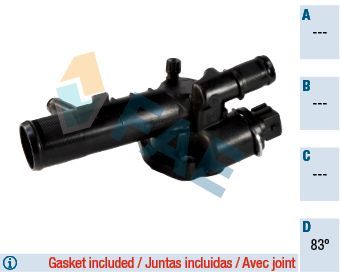 Termostatas, aušinimo skystis FAE 5351483